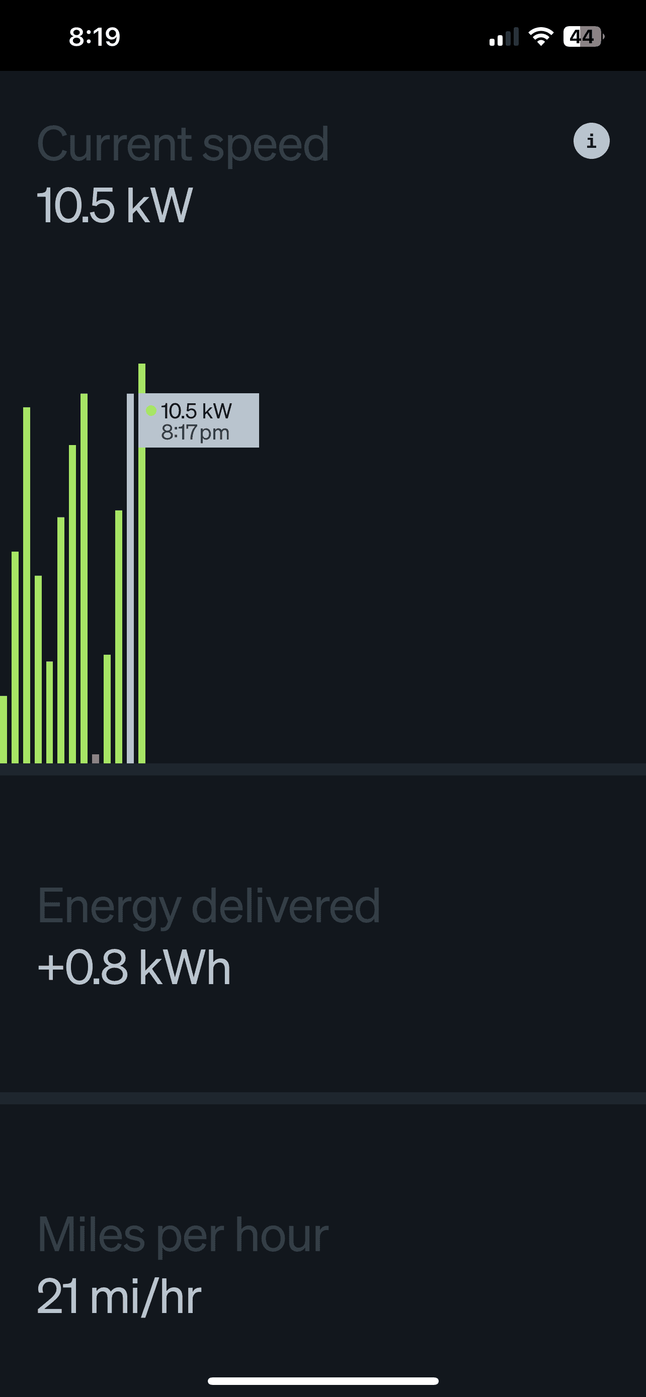 Rivian R1T R1S Rivian Home Charger running at 10.5 kW instead of 11.5 kW IMG_6124