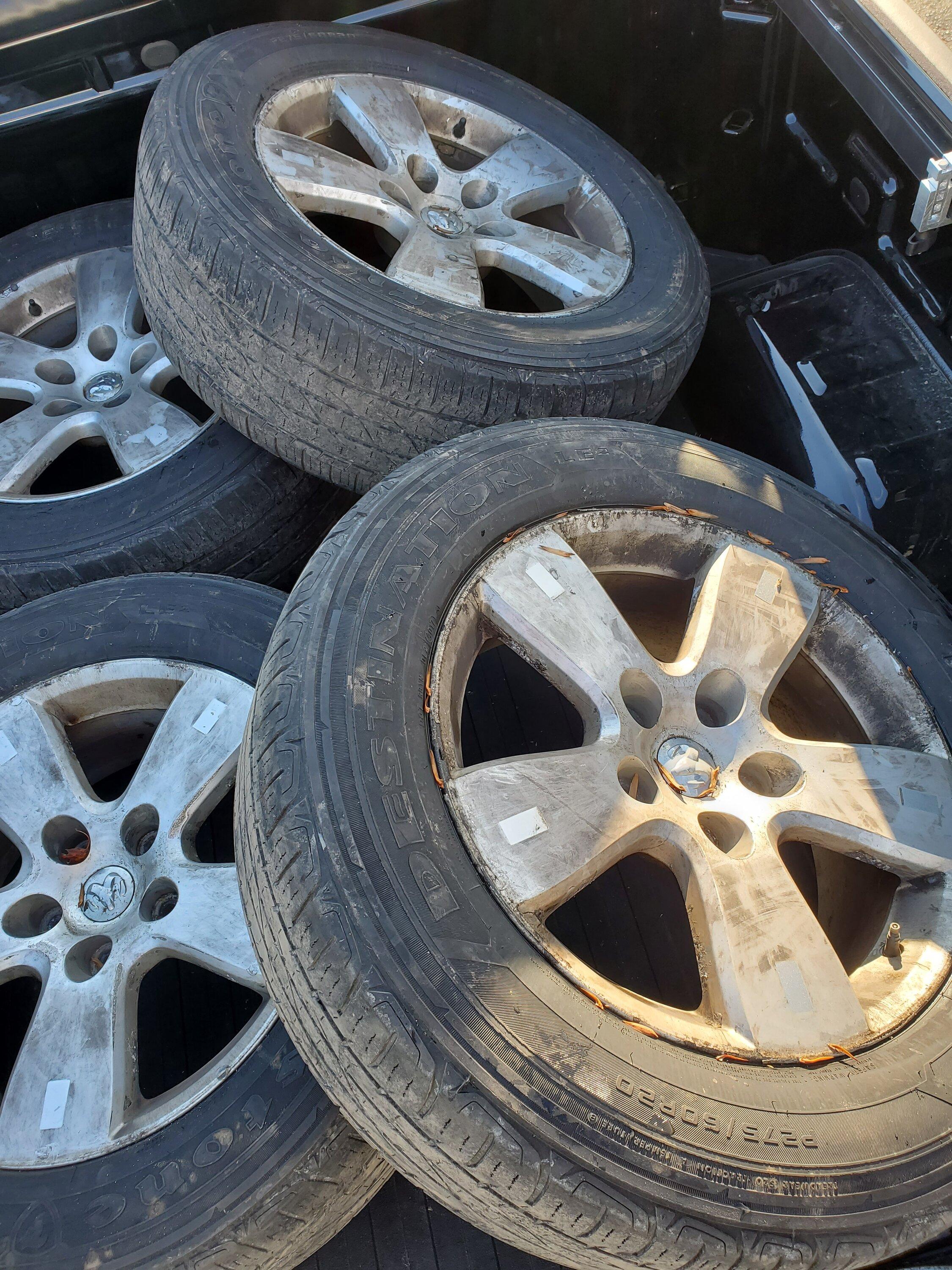 Rivian R1T R1S Affordable Winter Wheels Setup: Ram 2363 20231105_151310