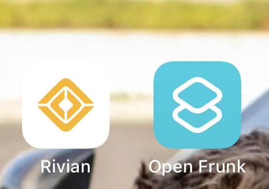 Rivian R1T R1S Action Shortcuts for iPhone: How-To IMG_2119