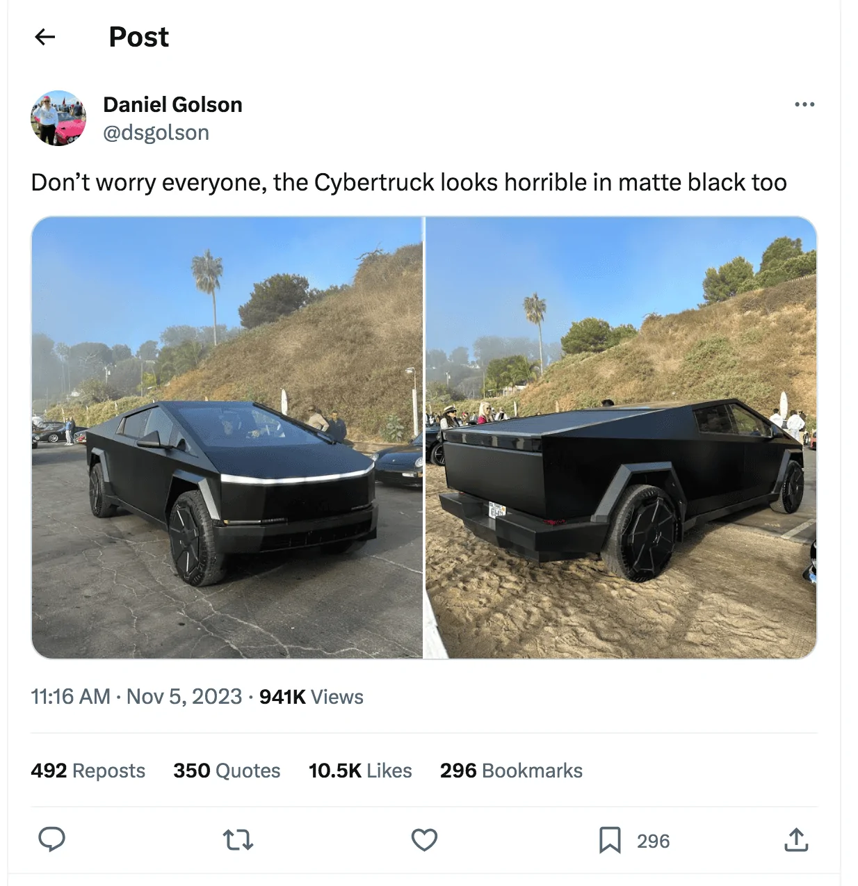 Rivian R1T R1S Is this a frunk for ants? Screen Shot 2023-11-06 at 4.50.11 AM