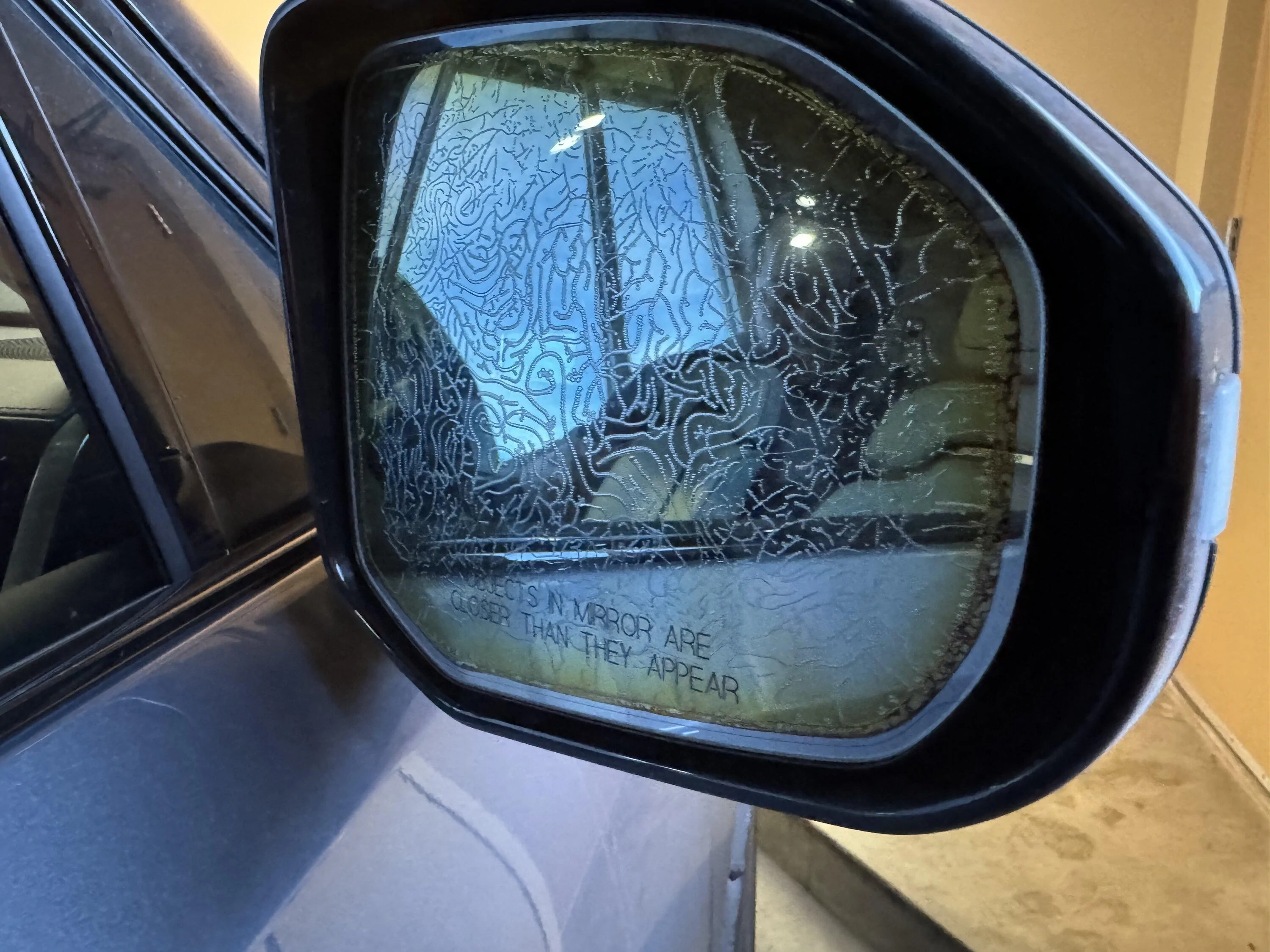 Rivian R1T R1S Side mirror burn out IMG_1085 3