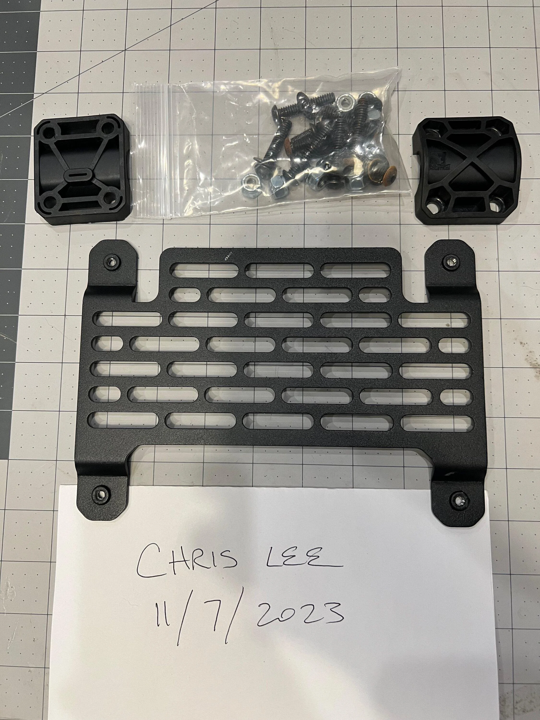 Rivian R1T R1S SOLD - Builtright License Plate Mount BuiltrightRivianPlateMount