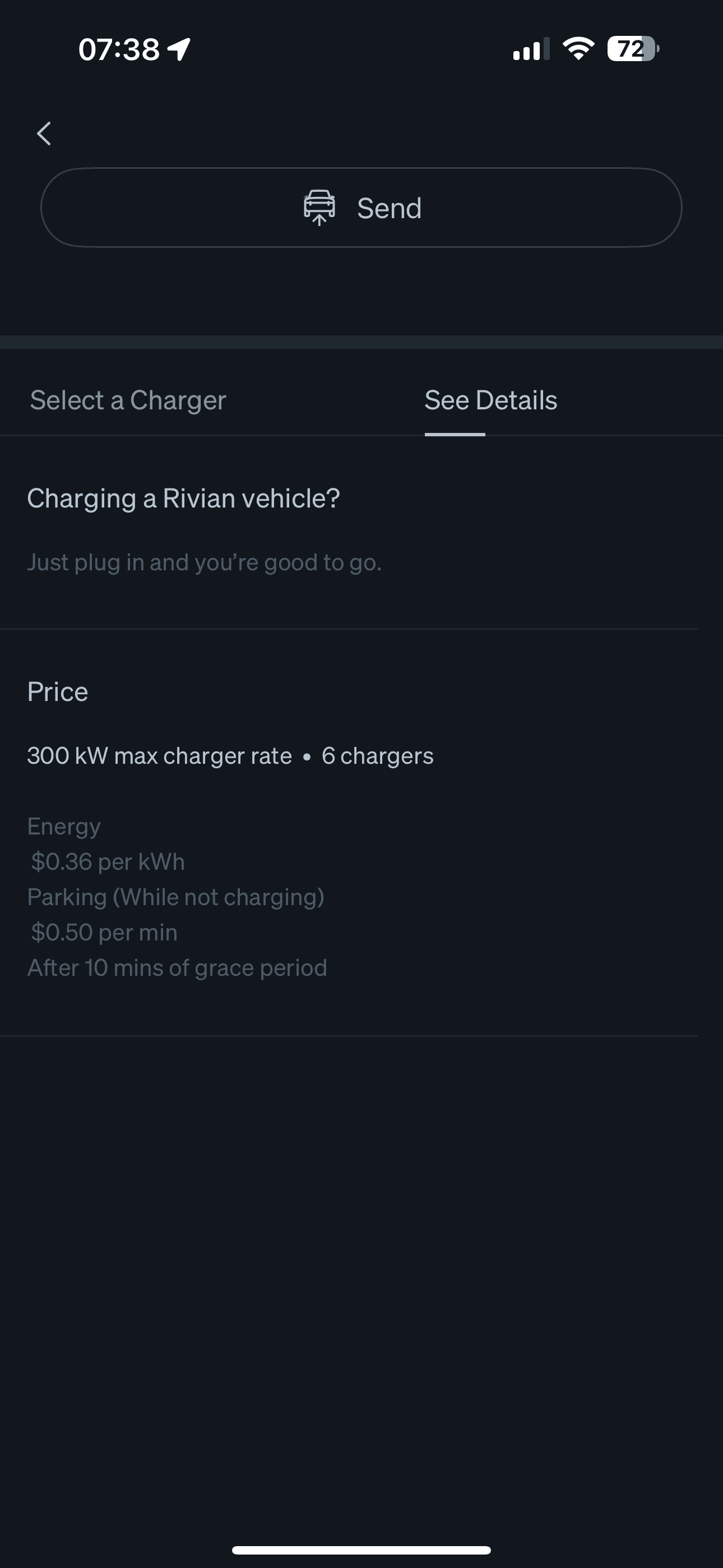 Rivian R1T R1S RAN Charging Costs are now live! (at certain stations) IMG_1132
