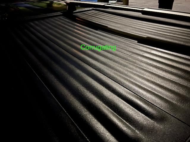 Rivian R1T R1S DIY Tonneau Cover - PVC Fence Planks with Bedliner Coating Tonneau - 1