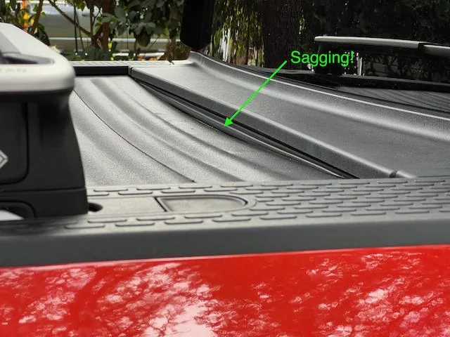 Rivian R1T R1S DIY Tonneau Cover - PVC Fence Planks with Bedliner Coating Tonneau - 3
