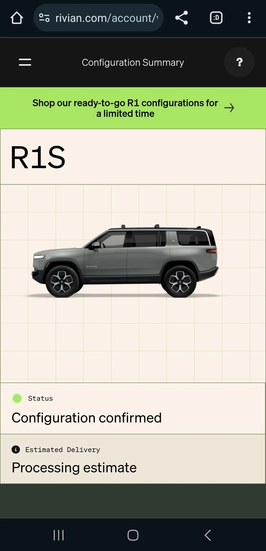 Rivian R1T R1S Changing R1S Configuration After Lock-In Screenshot_20231109_201914_Chrom