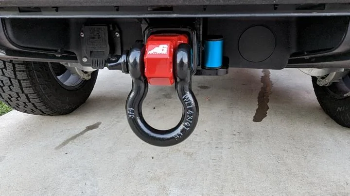 Rivian R1T R1S Hitch Receiver Protection shackle 1 sm