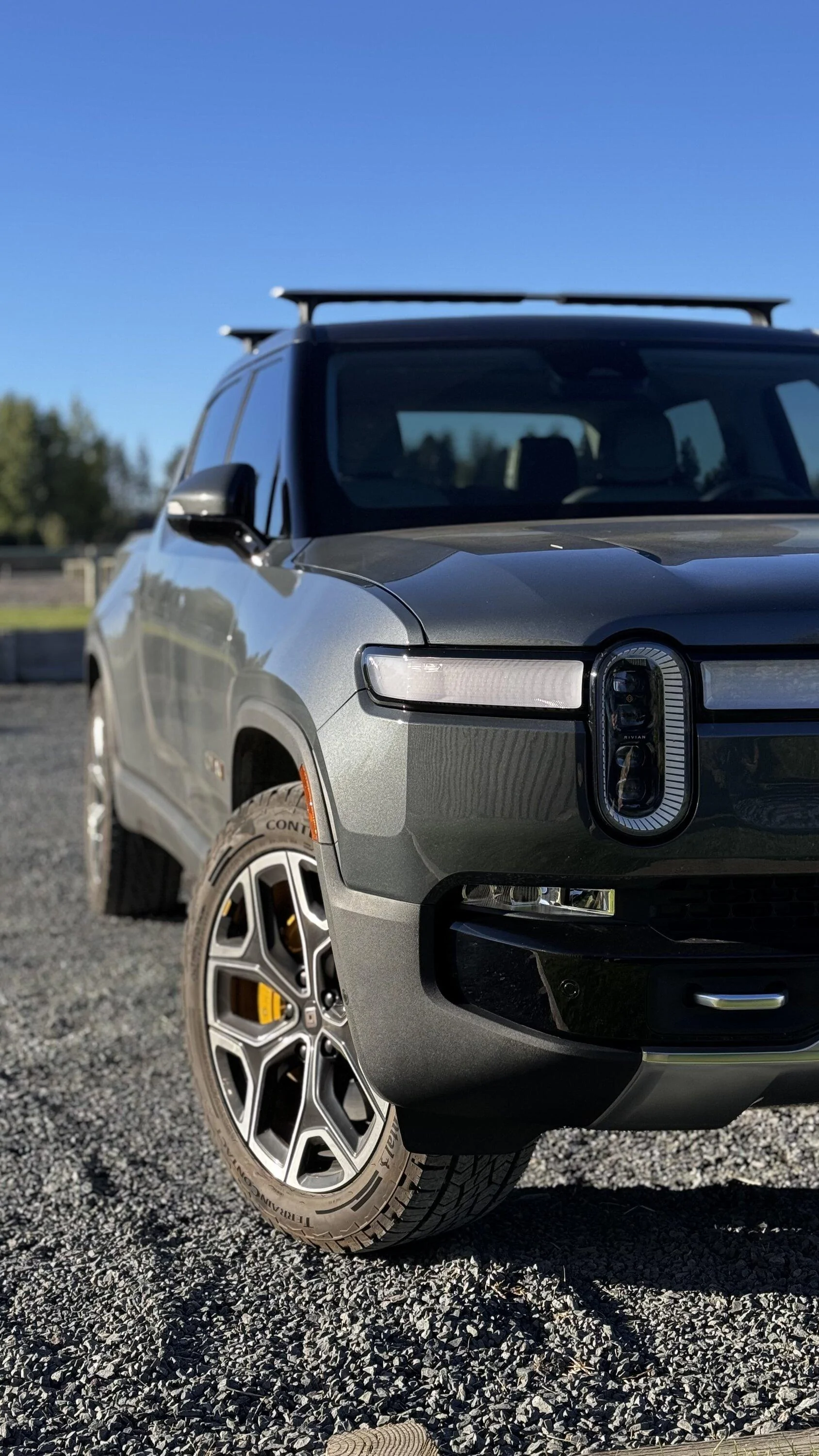 Rivian R1T R1S 22” Continental Terrain Contact A/T tires resulted in a negligible INCREASE in efficiency (2.07 mi/kwh) compared to OEM Pirellis (2.04 mi/kwh) IMG_0211