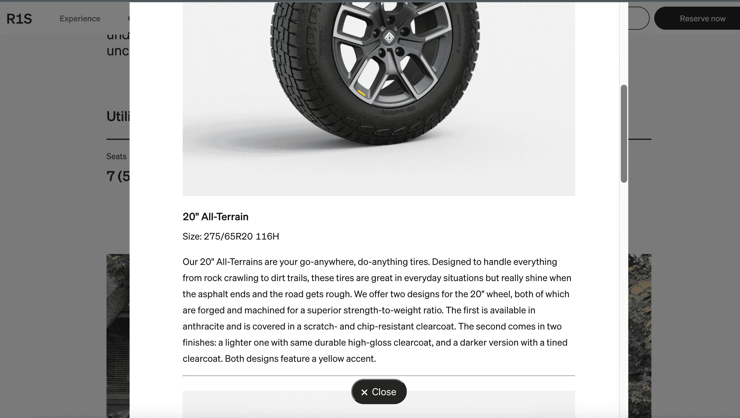 Rivian R1T R1S 20" MSW Wheel now available at Tire Rack. 1699727414817