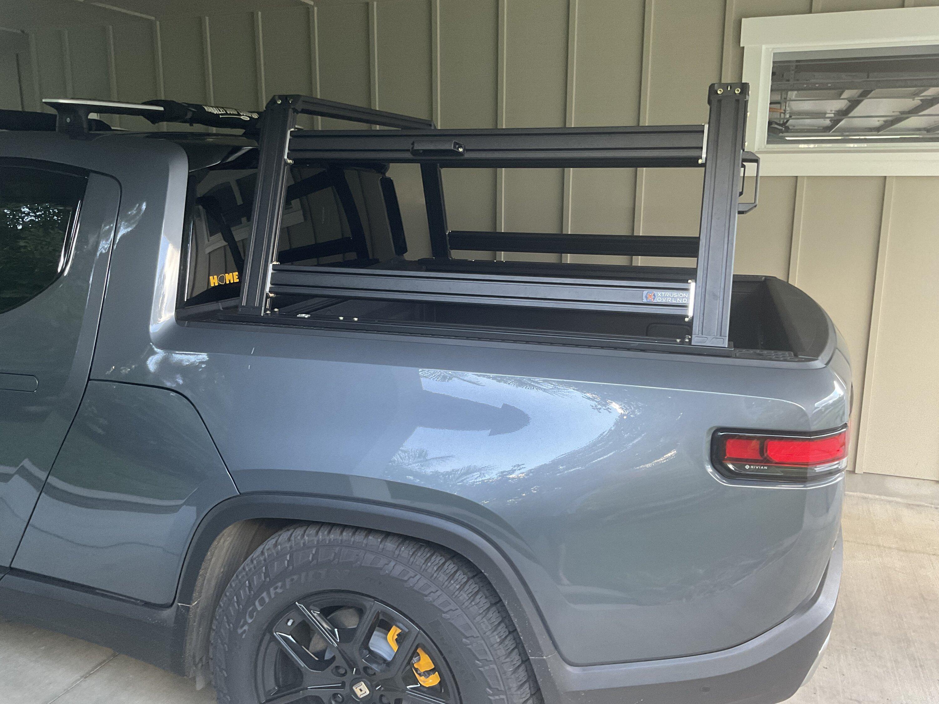 Rivian R1T R1S Bed Rack options from Xtrusion Overland IMG_0023