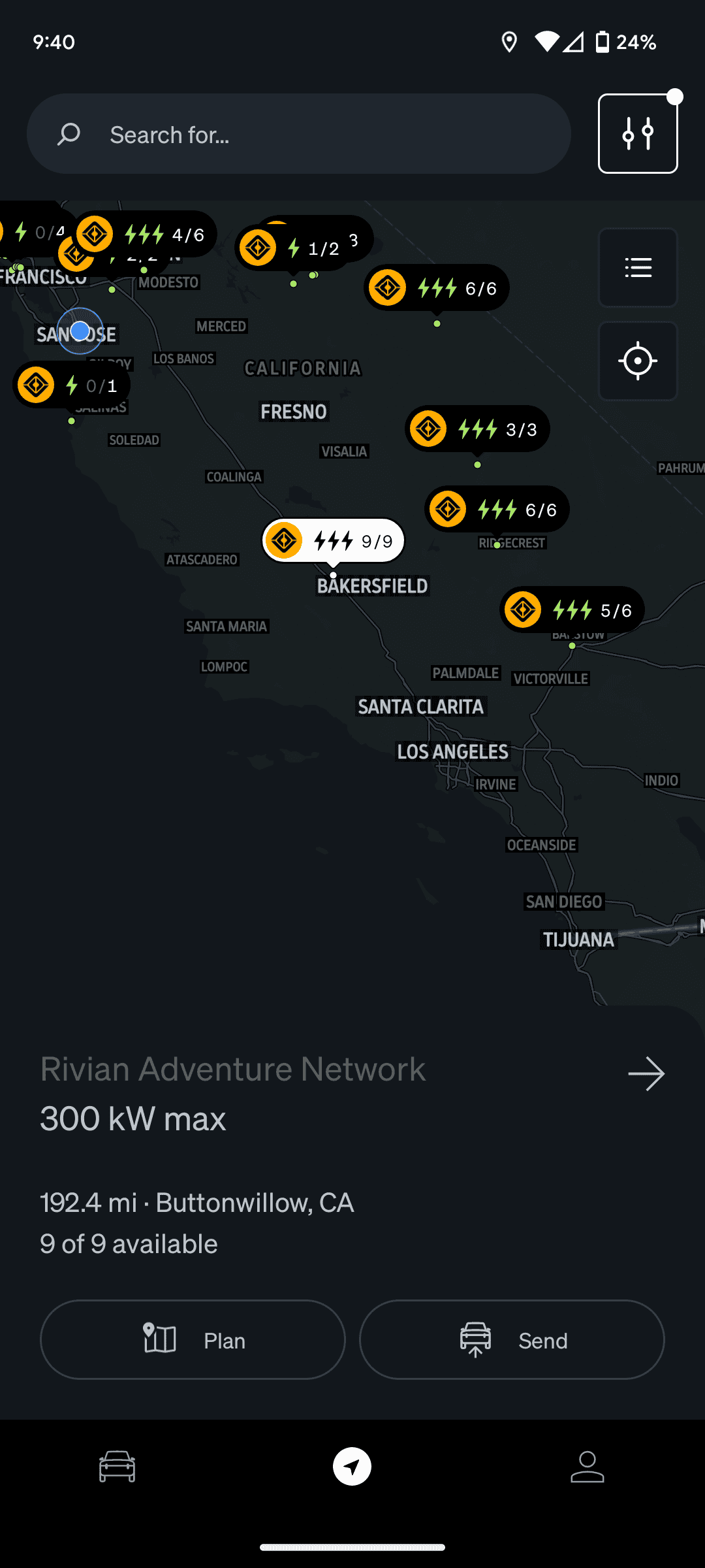 Rivian R1T R1S Buttonwillow CA RAN station progress Screenshot_20231111-214008