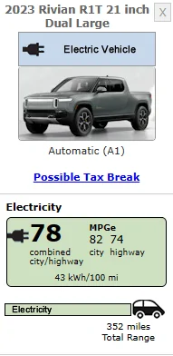 Rivian R1T R1S Max Pack Battery Capacity Confirmed - 149kWh 1699795950556