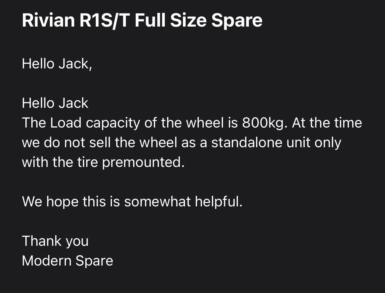 Rivian R1T R1S Affordable Winter Wheels Setup: Ram 2363 IMG_0956