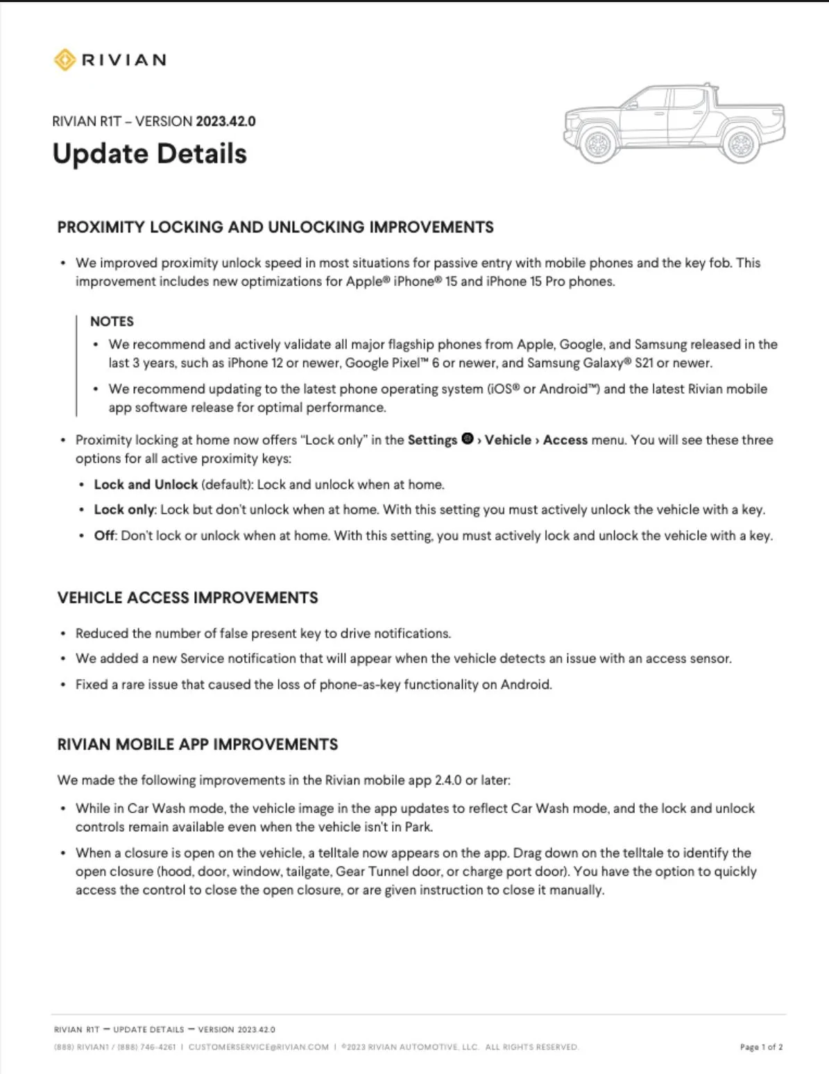 Rivian R1T R1S Software Update 2023.42.0 is out (⚠️ UPDATE: OTA fix rolling out today 11/15/23) IMG_1302