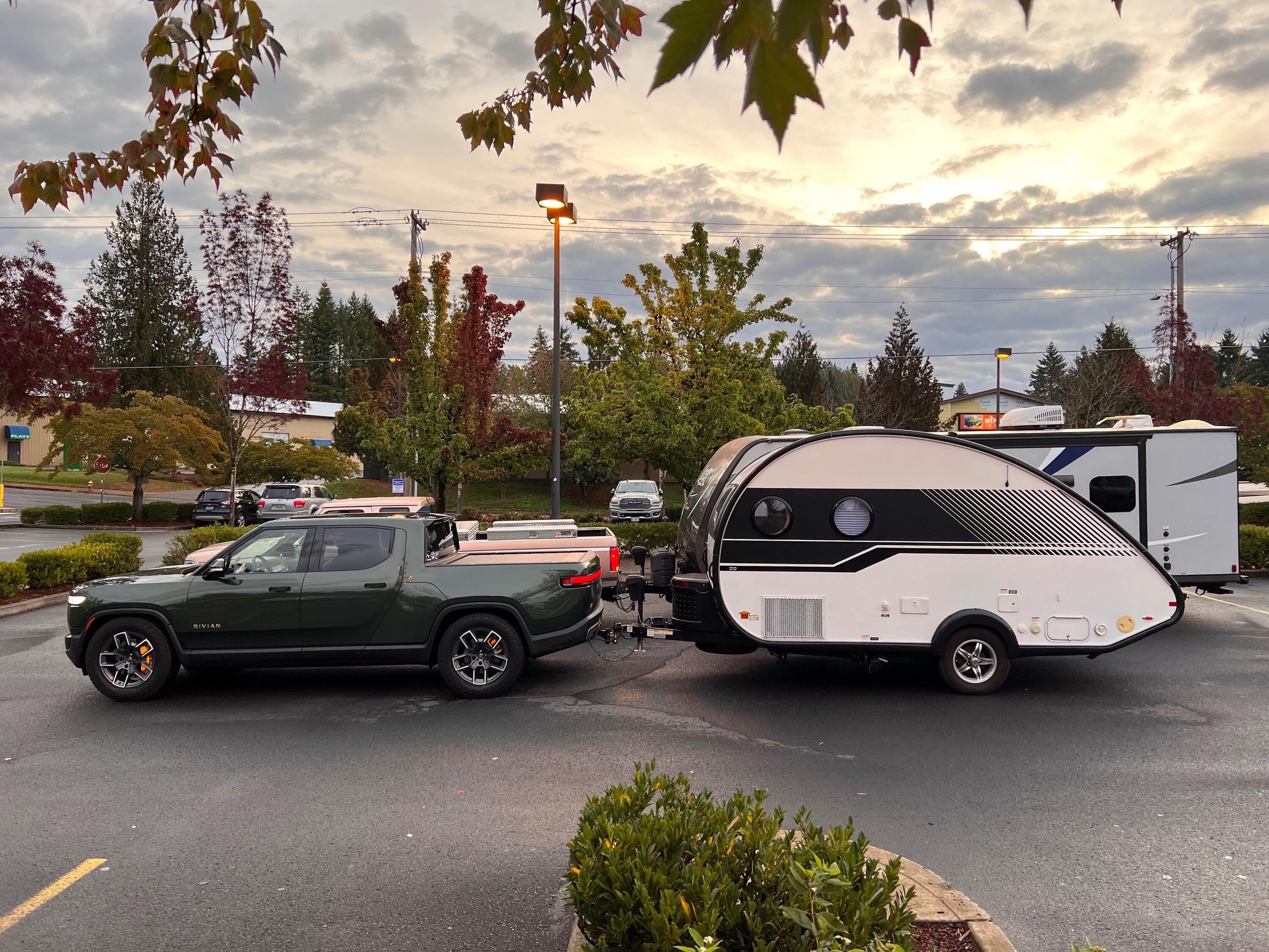 Rivian R1T R1S 4500 mile towing journey - Portland to Tucson and back; with side trips. 1699957684988