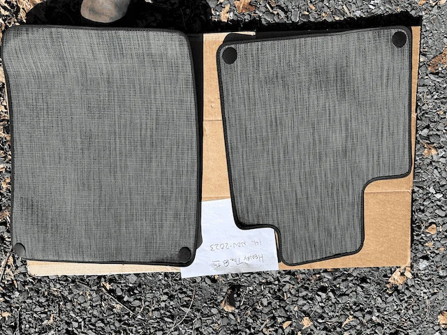 Rivian R1T R1S R1S chilewich floor mats IMG_2206