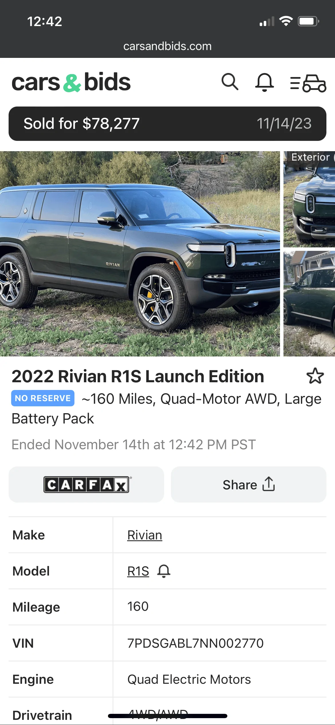 Rivian R1T R1S Sub 79k brand new R1S LE??? IMG_4058