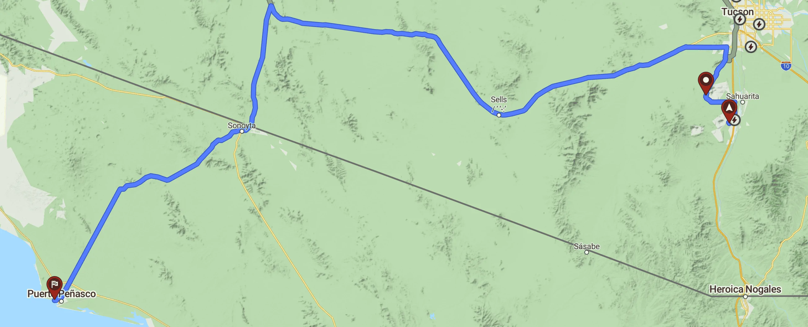 Rivian R1T R1S 4500 mile towing journey - Portland to Tucson and back; with side trips. Screenshot 2023-11-14 at 1.03.14 PM