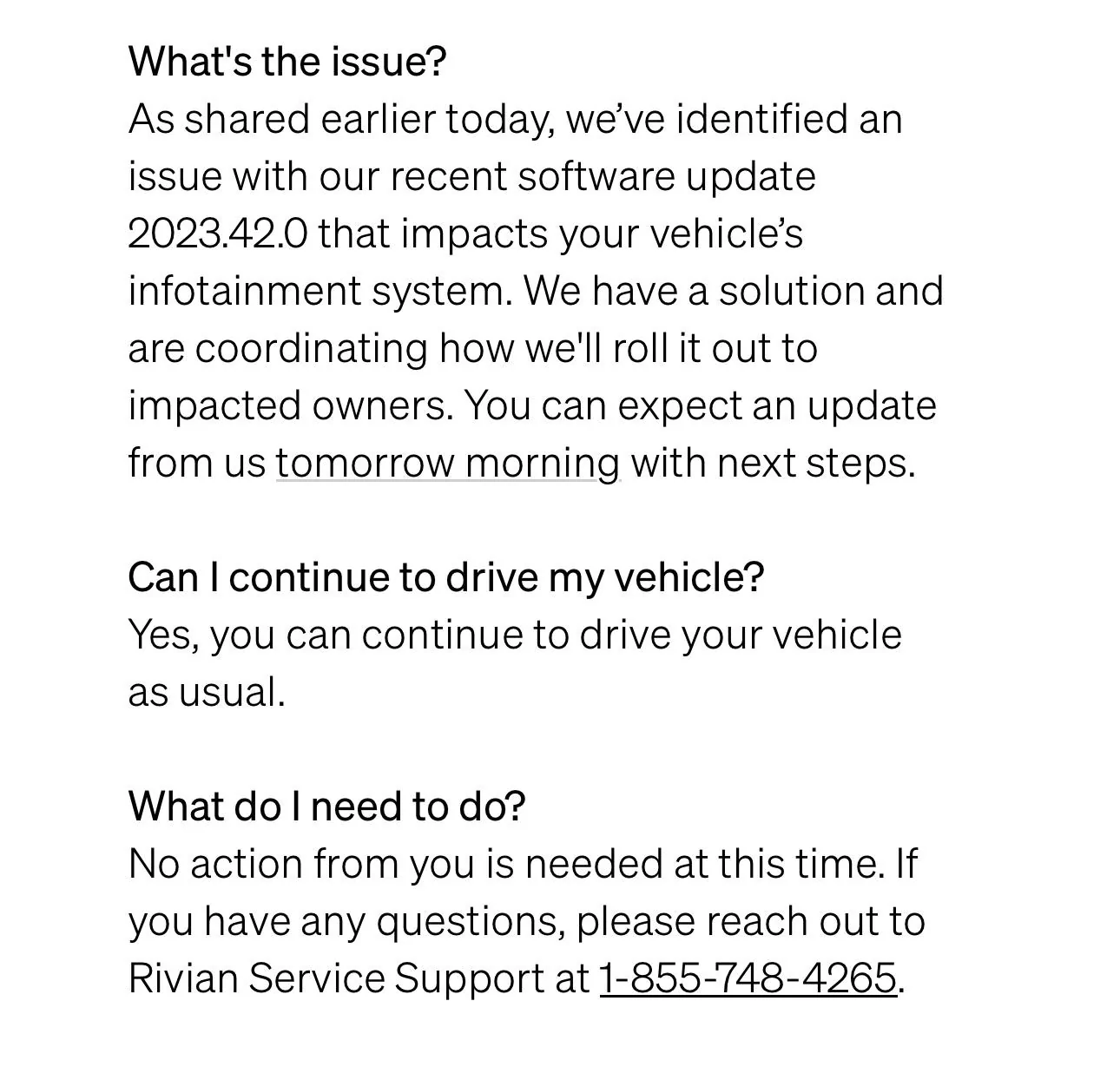 Rivian R1T R1S Software Update 2023.42.0 is out (⚠️ UPDATE: OTA fix rolling out today 11/15/23) IMG_7418