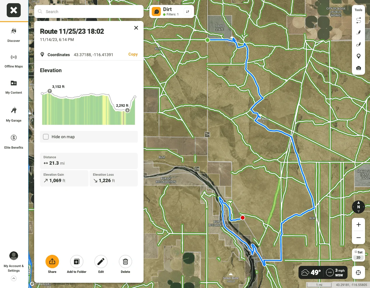 Rivian R1T R1S Boise Idaho Area Screenshot 2023-11-14 at 6.18.42 PM