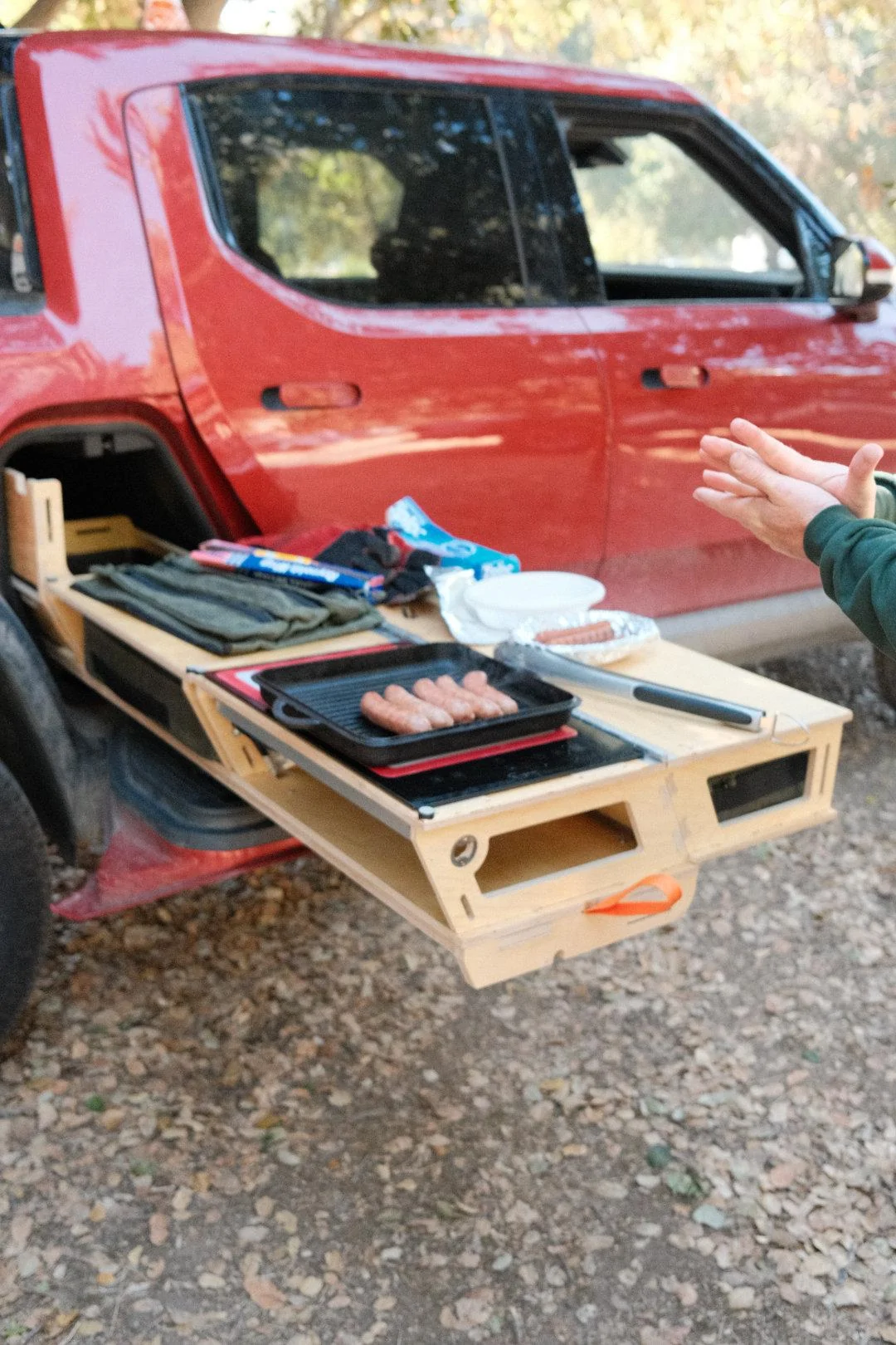 Rivian R1T R1S So glad the patch has started going out upright hot dogs 1080