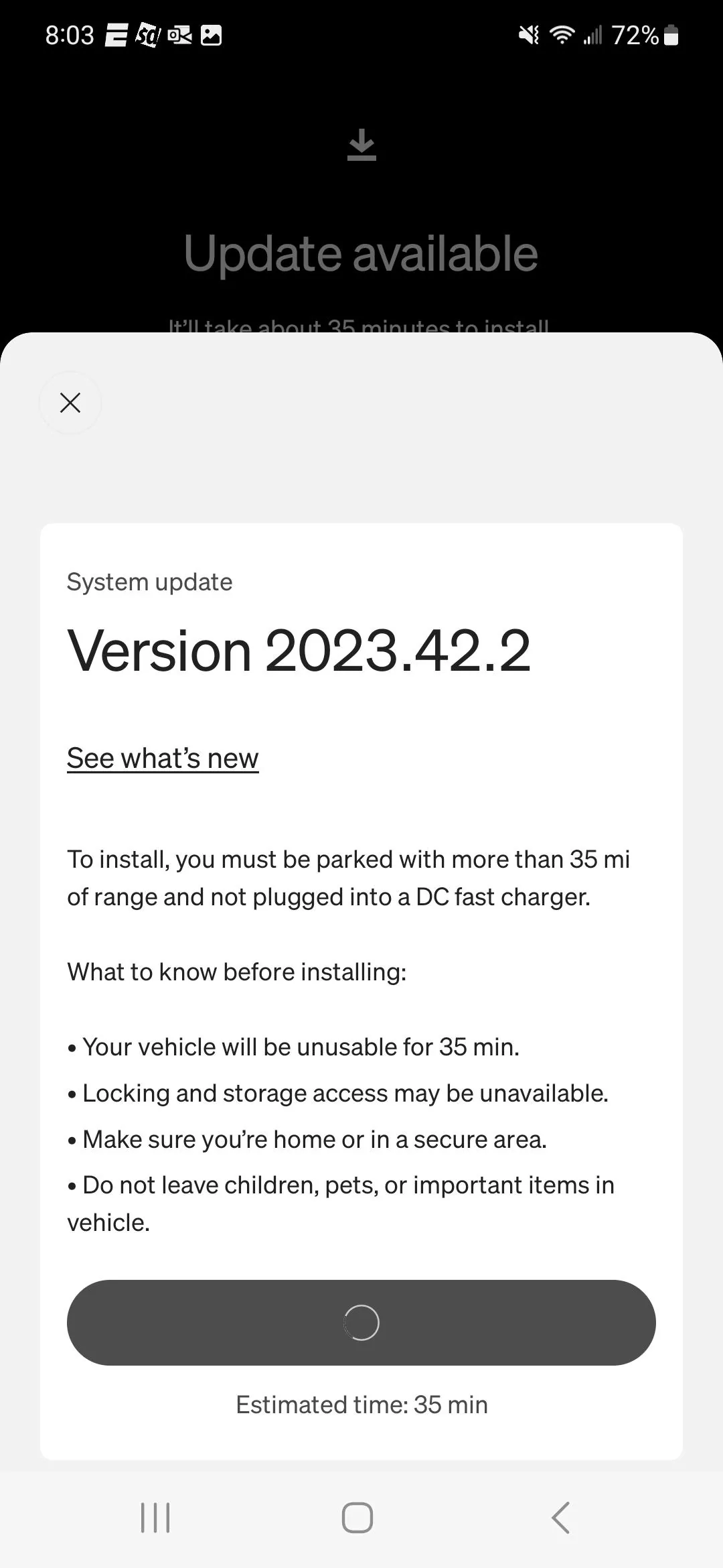 Rivian R1T R1S Software Update 2023.42.0 is out (⚠️ UPDATE: OTA fix rolling out today 11/15/23) Screenshot_20231115_200357_Rivian