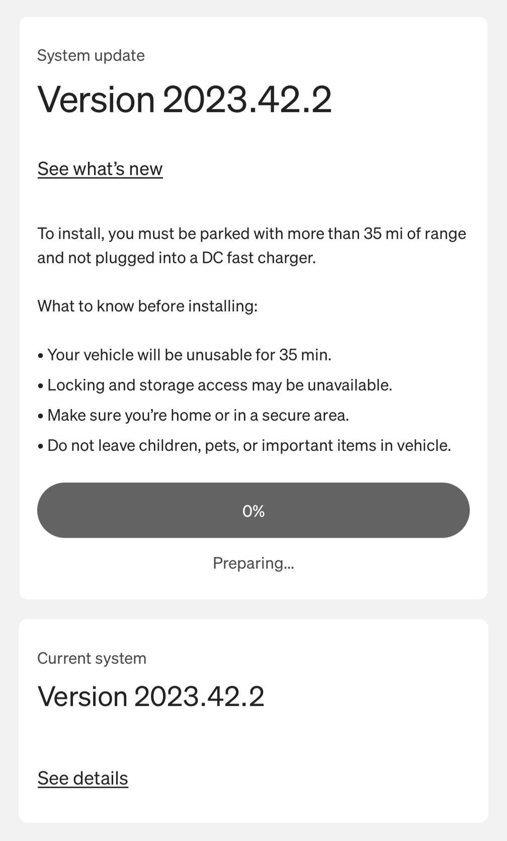 Rivian R1T R1S Software Update 2023.42.0 is out (⚠️ UPDATE: OTA fix rolling out today 11/15/23) Screenshot_20231115-204208