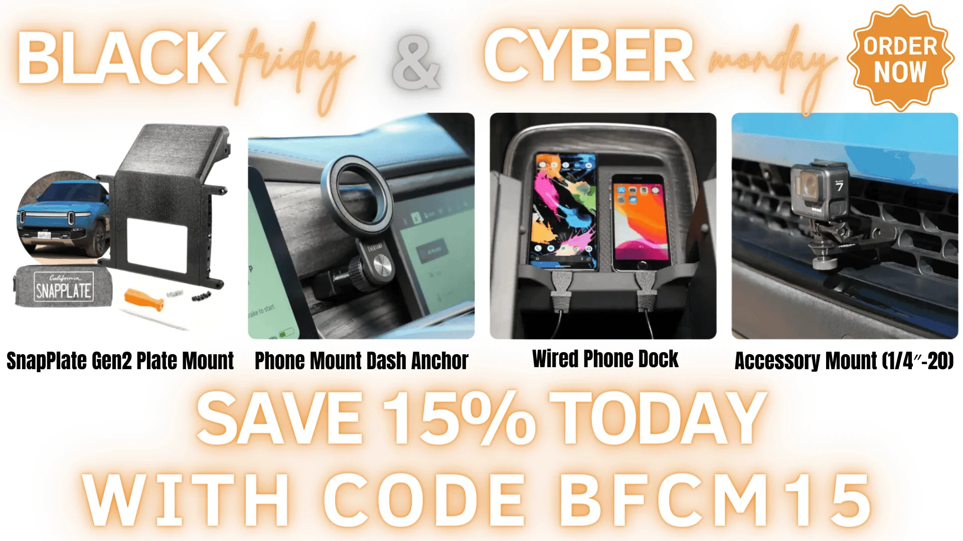 Rivian R1T R1S Black Friday and Cyber Monday Sales Start NOW - Save up to 15% @ EveryAmp.com Rivian BFCM Deals