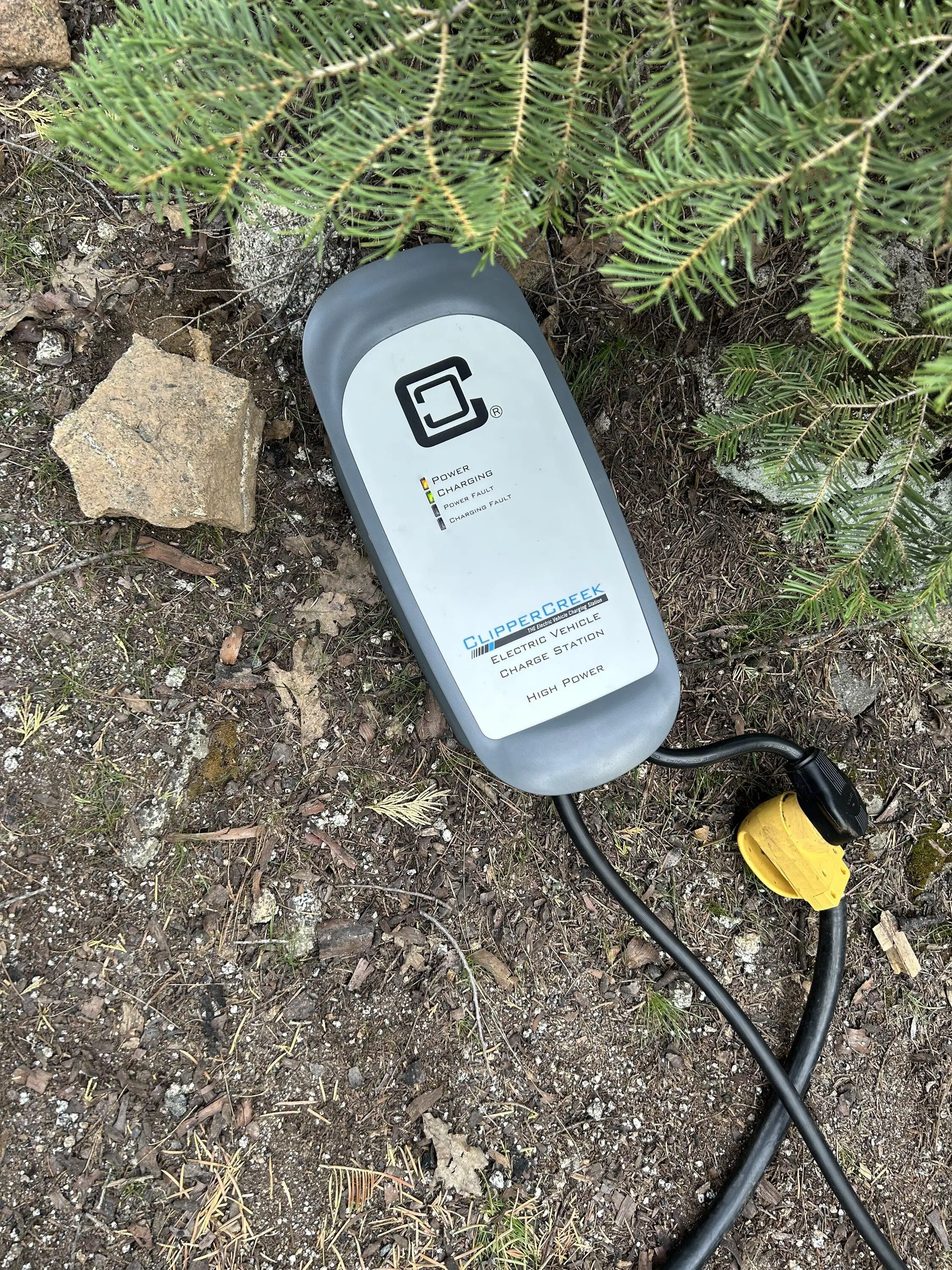 Rivian R1T R1S Charging at my cabin. IMG_2076