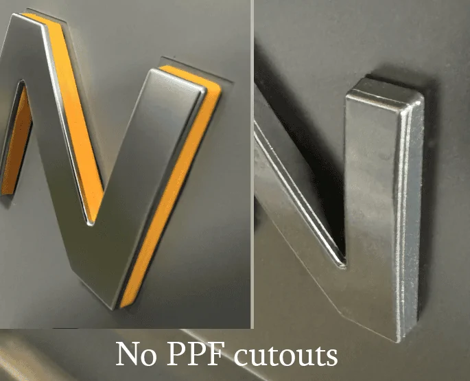 Rivian R1T R1S Project Midnight R1T PPF cutouts