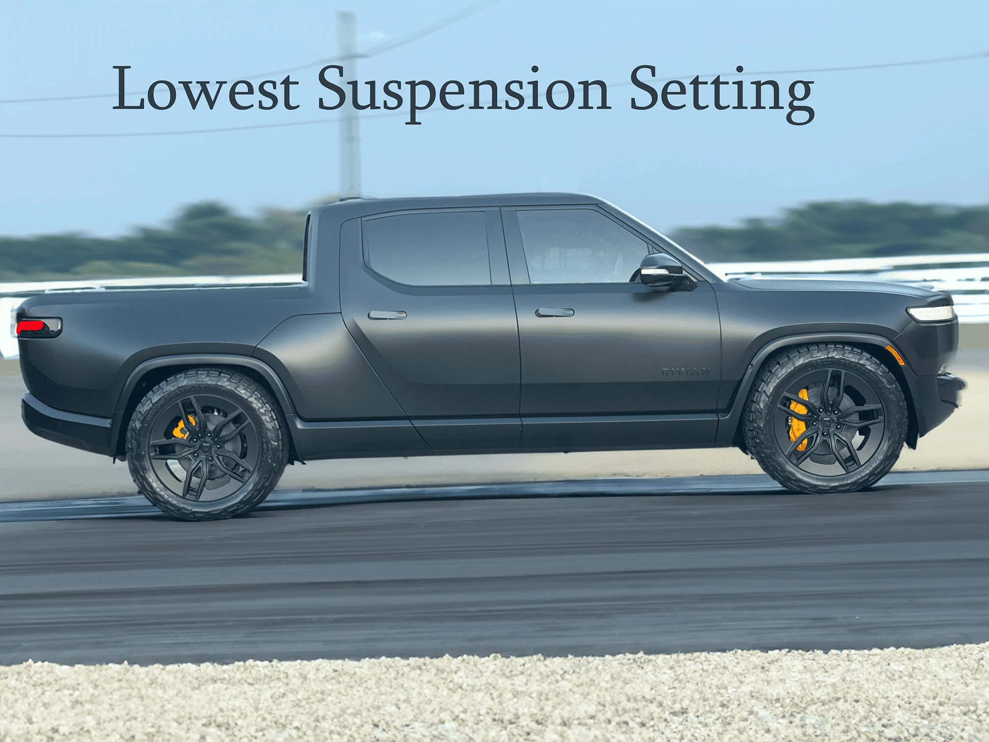 Rivian R1T R1S Project Midnight R1T Suspension in Lowest small