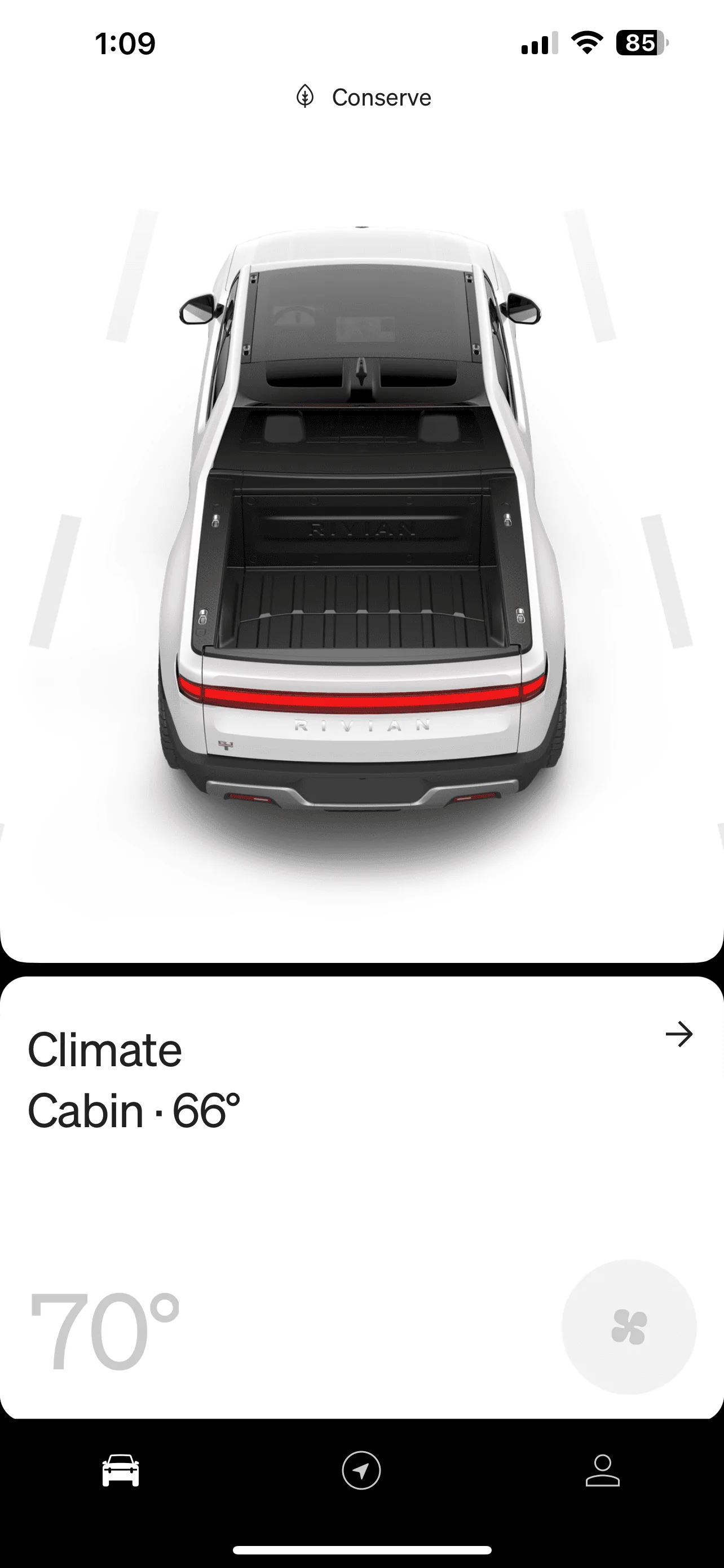 Rivian R1T R1S Please re-design or improve the Climate Control / AC Navigation Controls IMG_6664