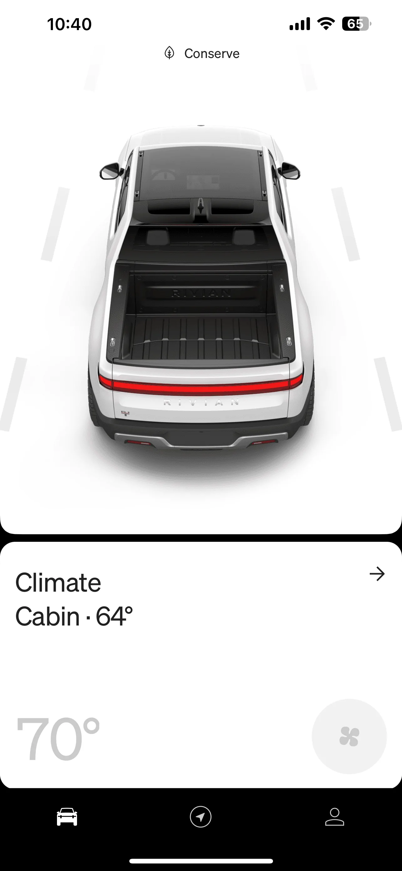 Rivian R1T R1S Please re-design or improve the Climate Control / AC Navigation Controls IMG_6655