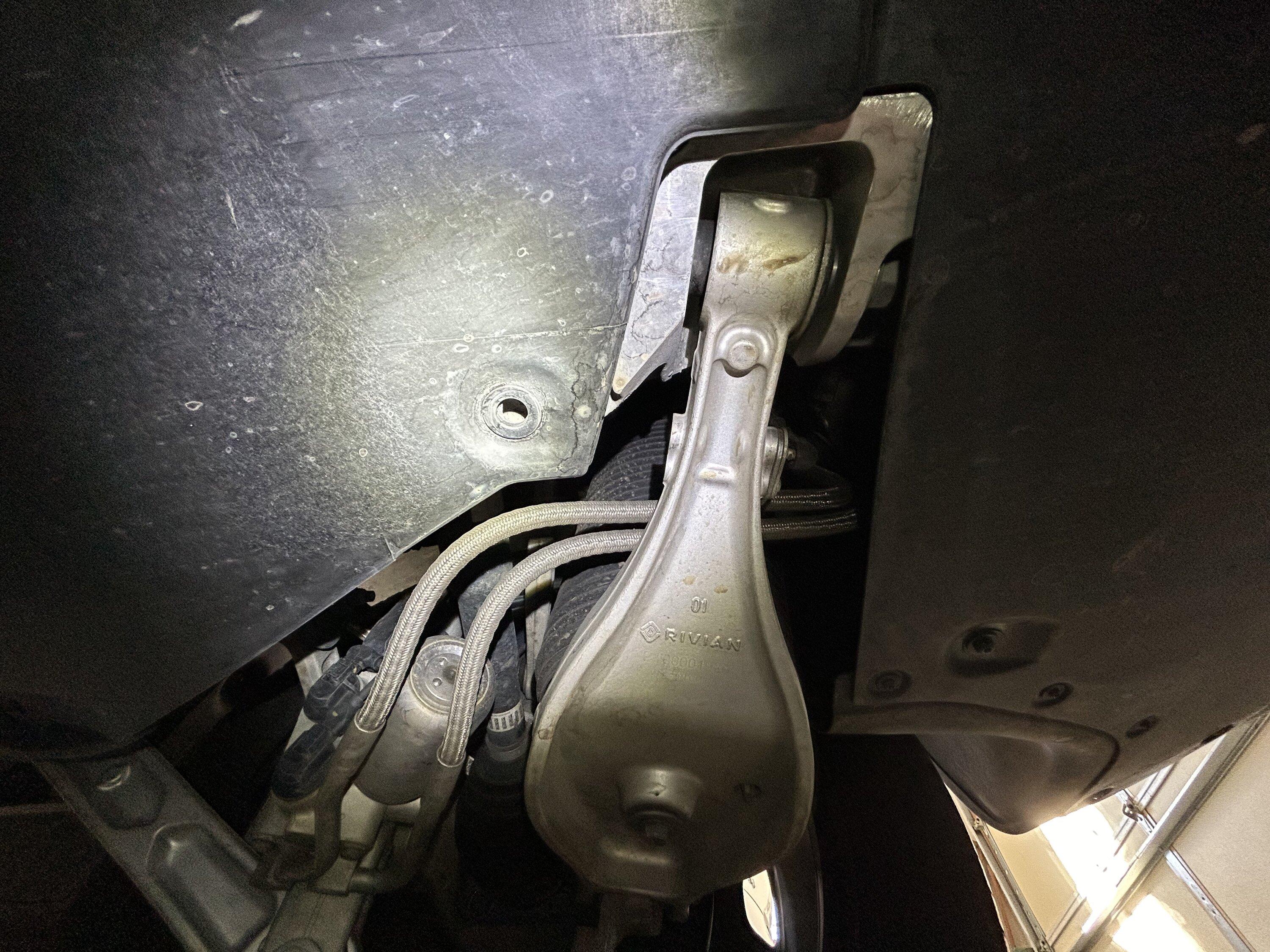 Rivian R1T R1S PSA on Loose Underbody Shield Bolts IMG_0119