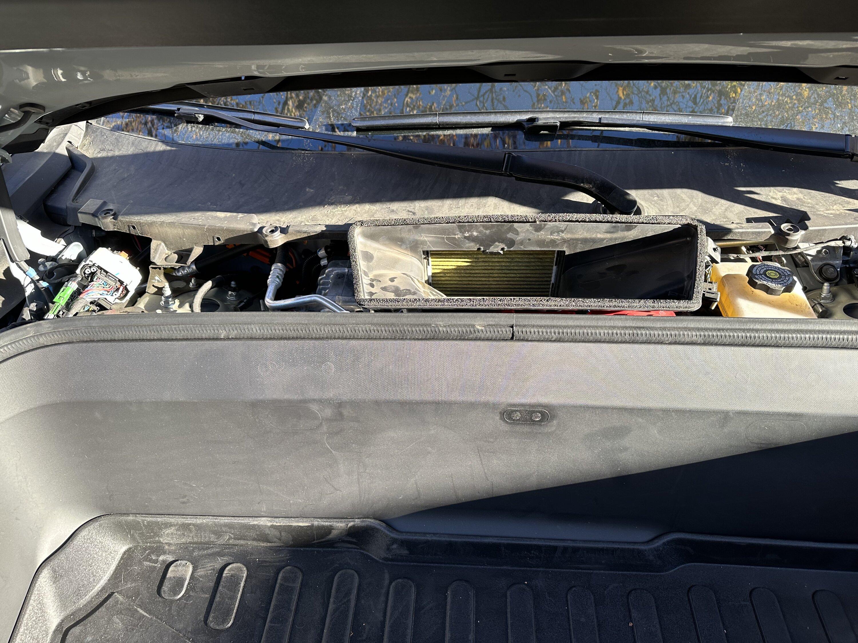 Rivian R1T R1S Possible diy “fix” for whistling noise coming from AC recirculation 1700523985028