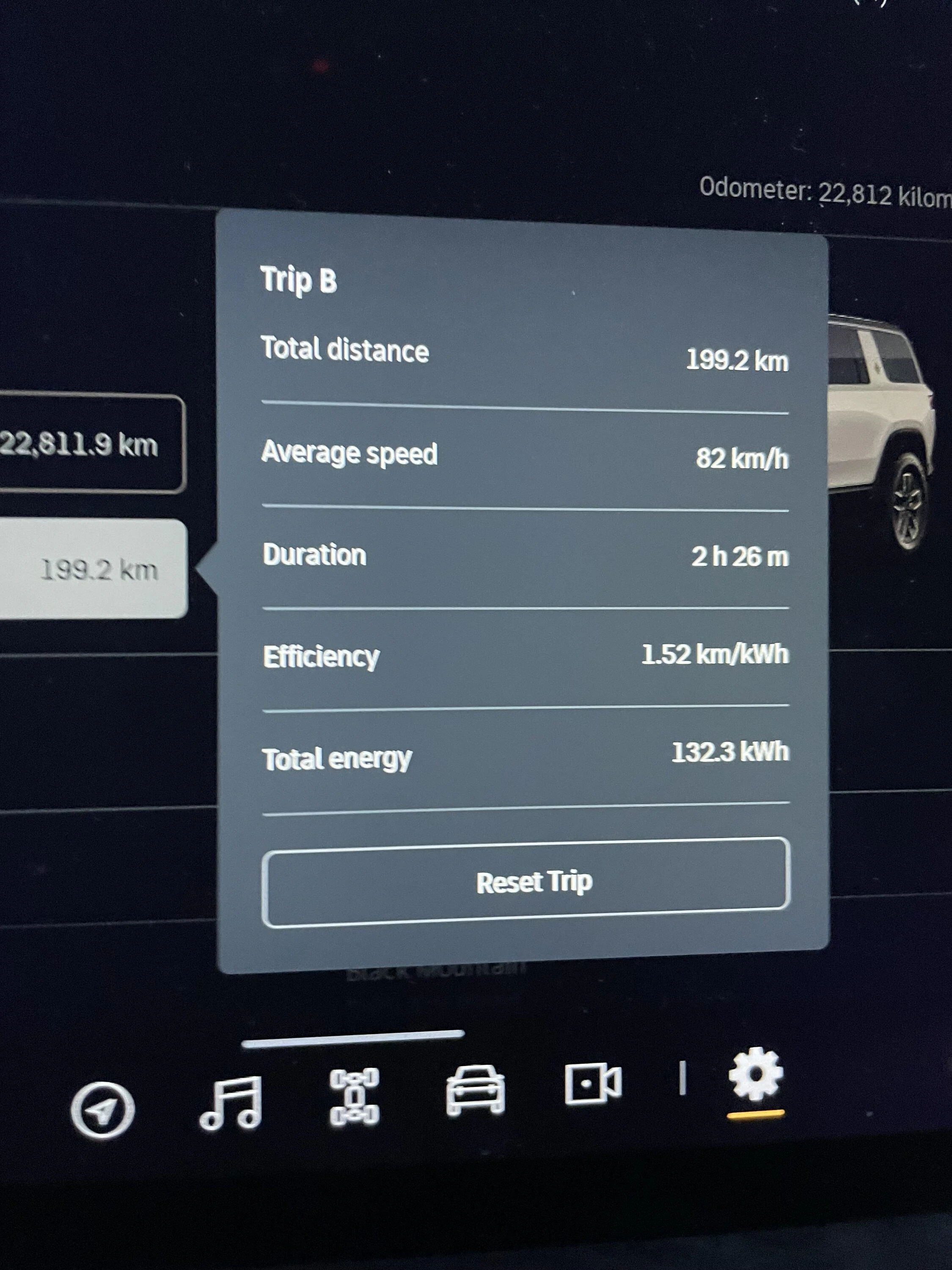 Rivian R1T R1S Cargo trailers & towing efficiency post your experience with images IMG_3647
