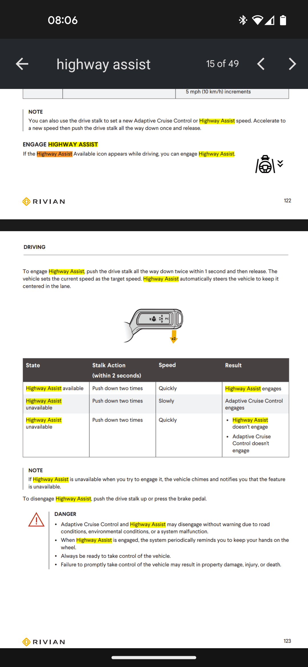 Rivian R1T R1S Driver+ availability expansion? Screenshot_20231123-080651