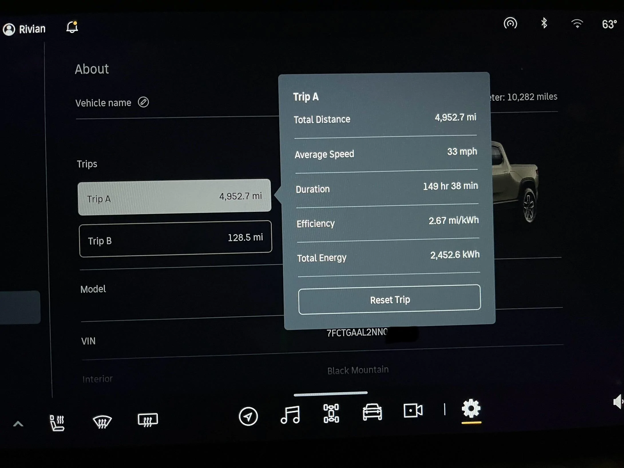 Rivian R1T R1S Rivian Max Pack EPA Data (document shows 141-142 kWh usable battery) IMG_6404