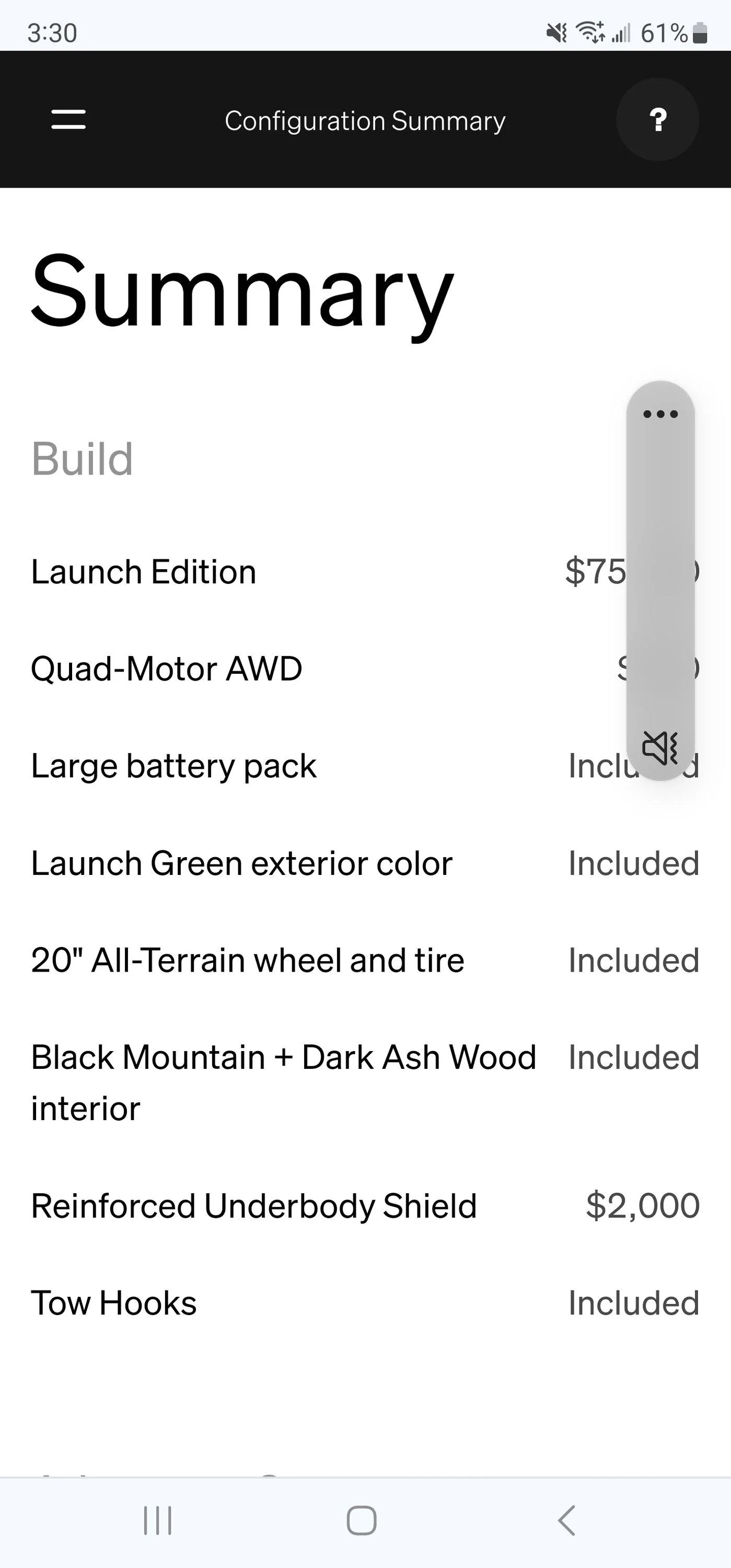 Rivian R1T R1S 2023 Launch edition for sale Screenshot_20231125_033040_Chrom