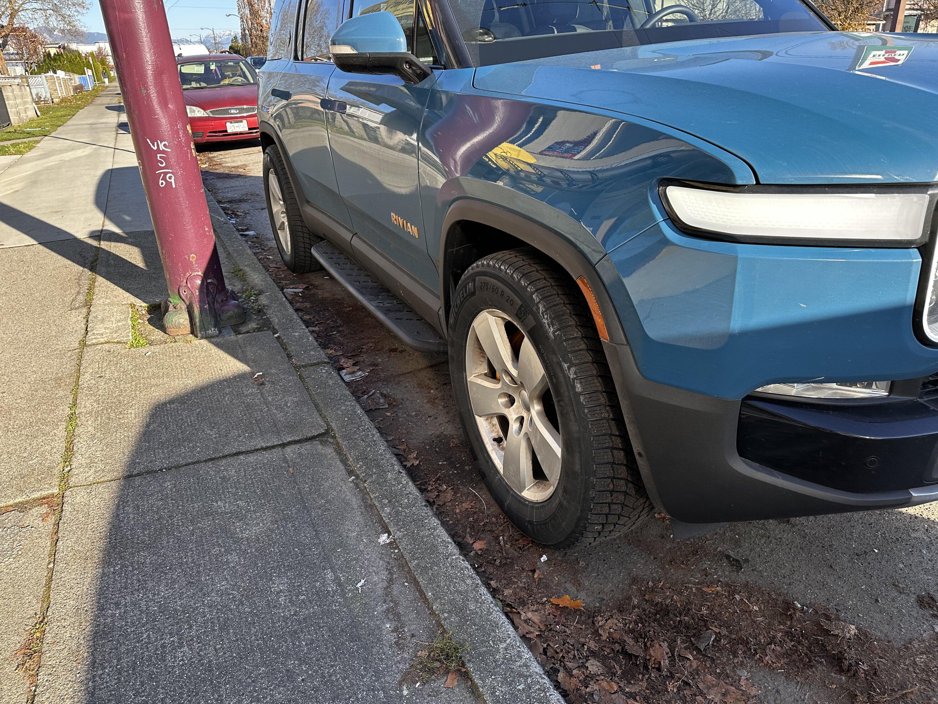 Rivian R1T R1S Affordable Winter Wheels Setup: Ram 2363 IMG_4169