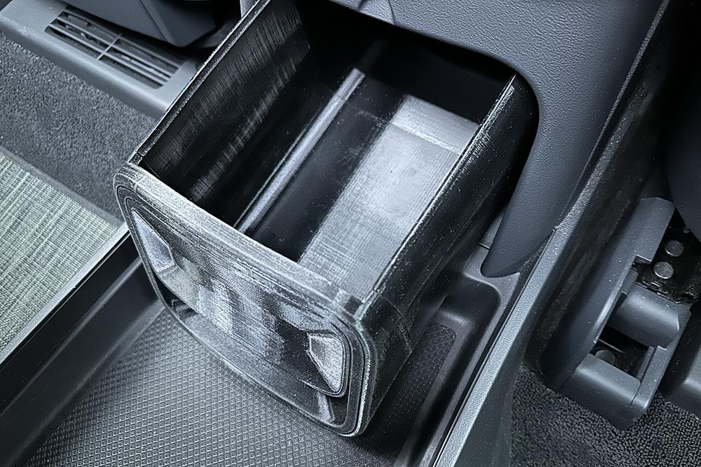 Rivian R1T R1S My 3D printed OEM-looking Camp Speaker Drawer 20231125_211448171_iOS