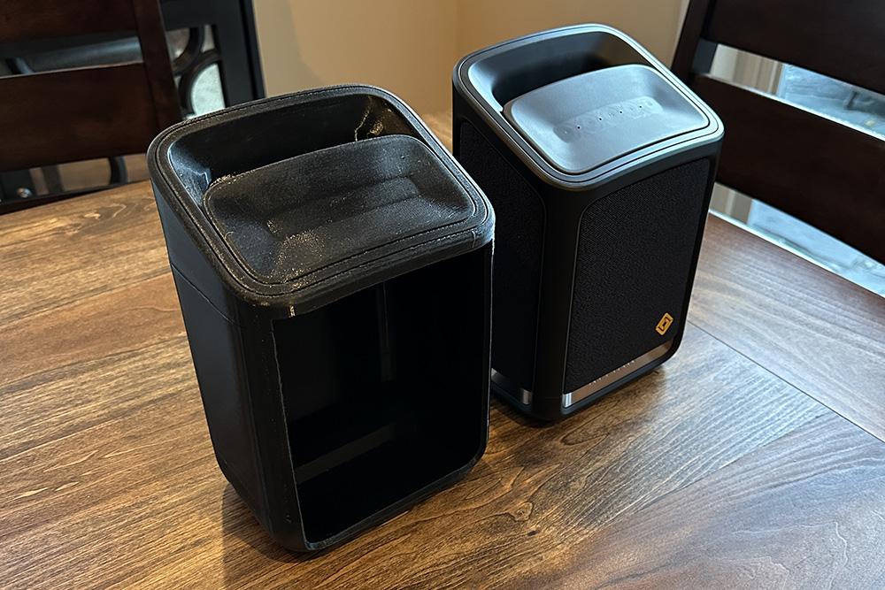 Rivian R1T R1S My 3D printed OEM-looking Camp Speaker Drawer 20231125_211915265_iOS