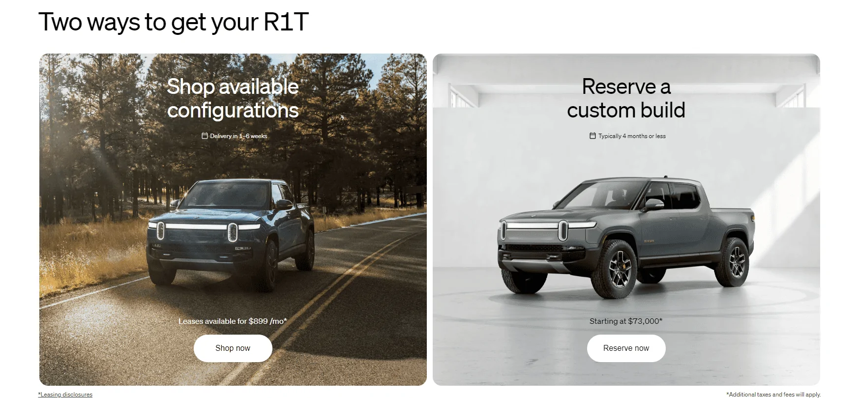 Rivian R1T R1S Rivian R1T Leasing Now Available 1701111265760