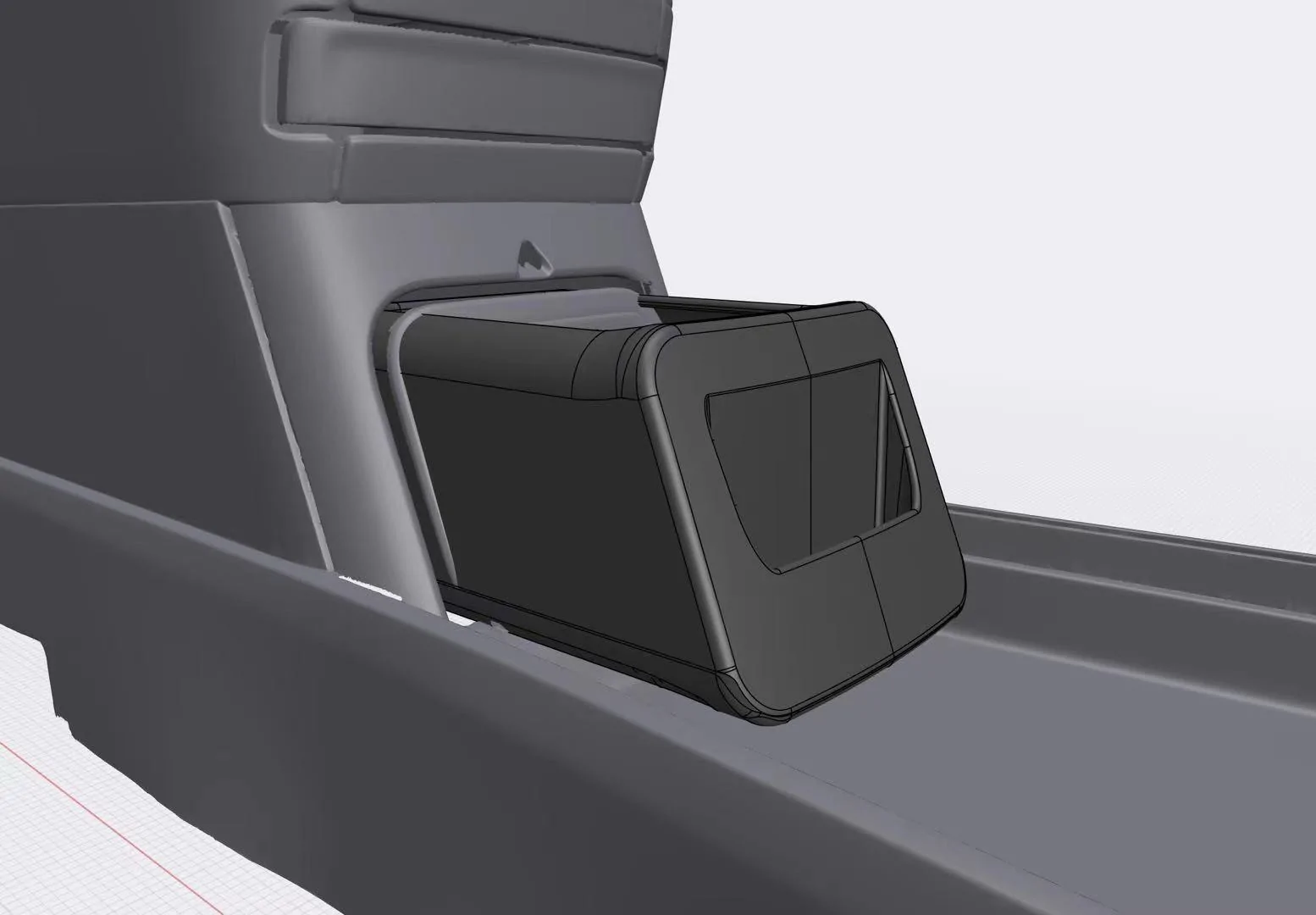 Rivian R1T R1S My 3D printed OEM-looking Camp Speaker Drawer 69fa06992e5ed9efb7236a521197d32