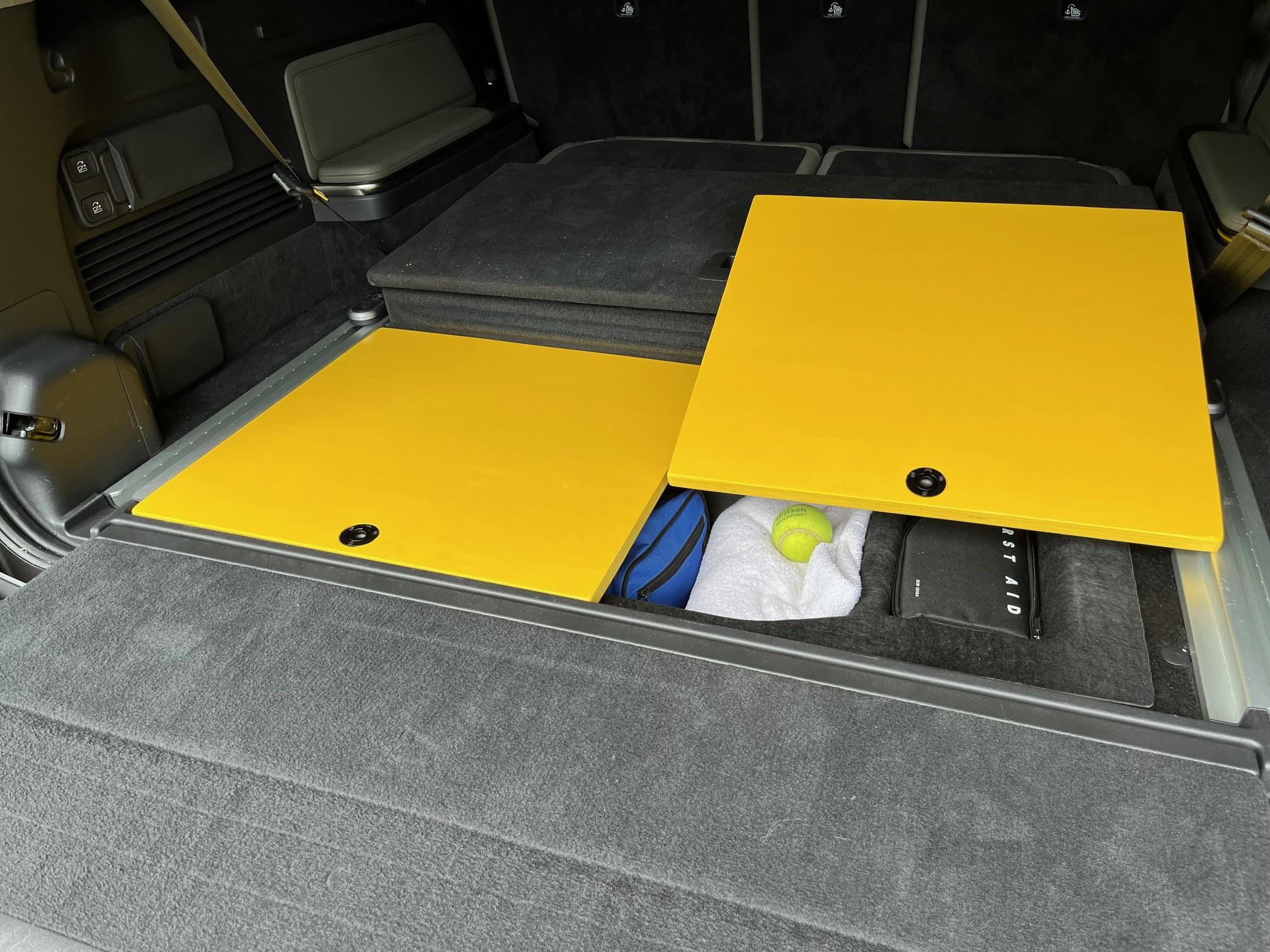 Rivian R1T R1S R1S Tie Down Anchors - Locking holes Rivian Split Floor Boards