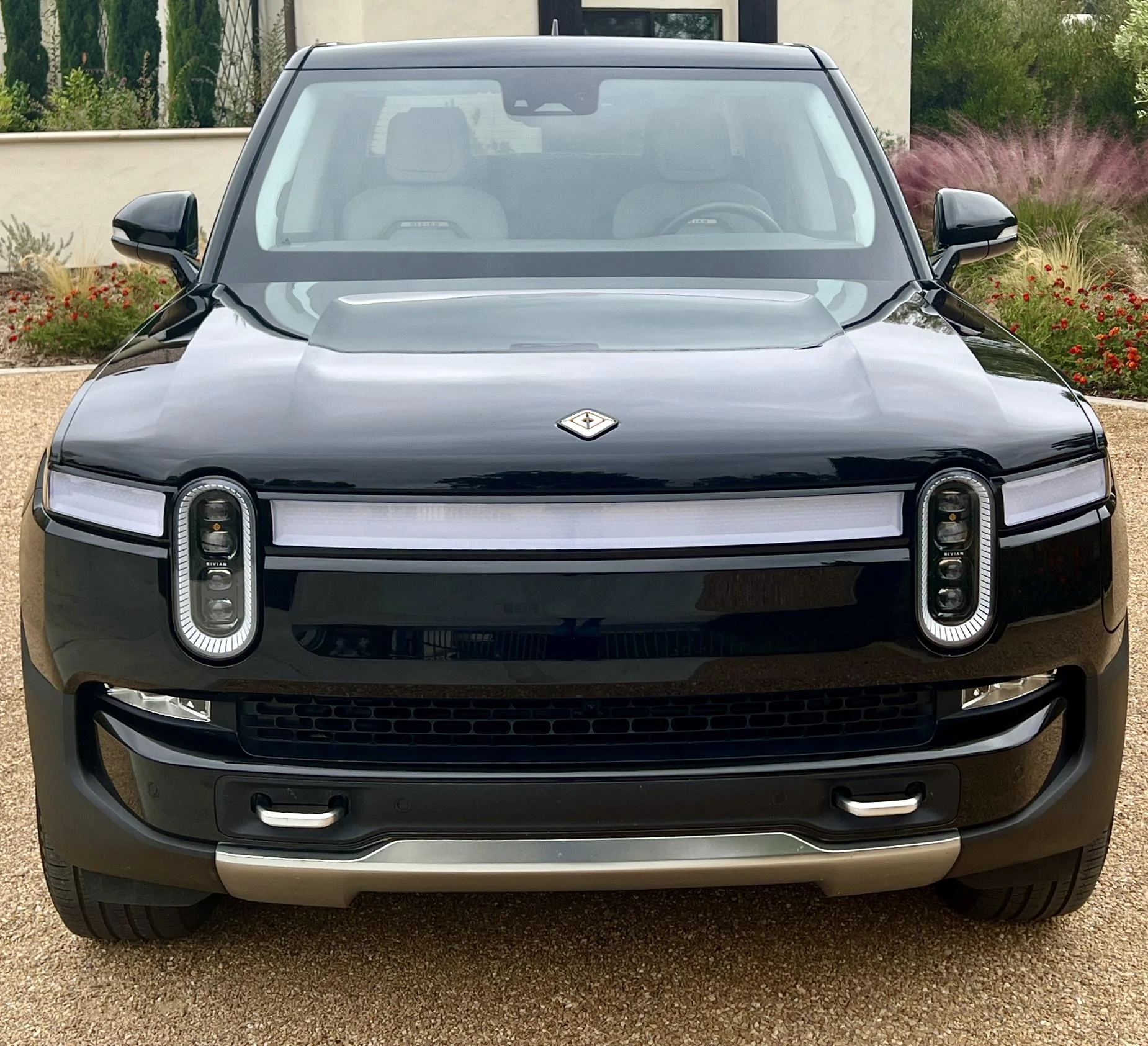 Rivian R1T R1S 2022 R1T Adventure Package-  $72,000  -Midnight Exterior, Ocean Coast Interior Photo Oct 23 2023, 1 08 13 PM