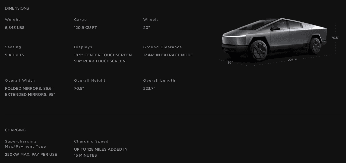 Rivian R1T R1S Official Cybertruck Pricing - Starts at $60K+ Screenshot 2023-11-30 at 1.18.25 PM