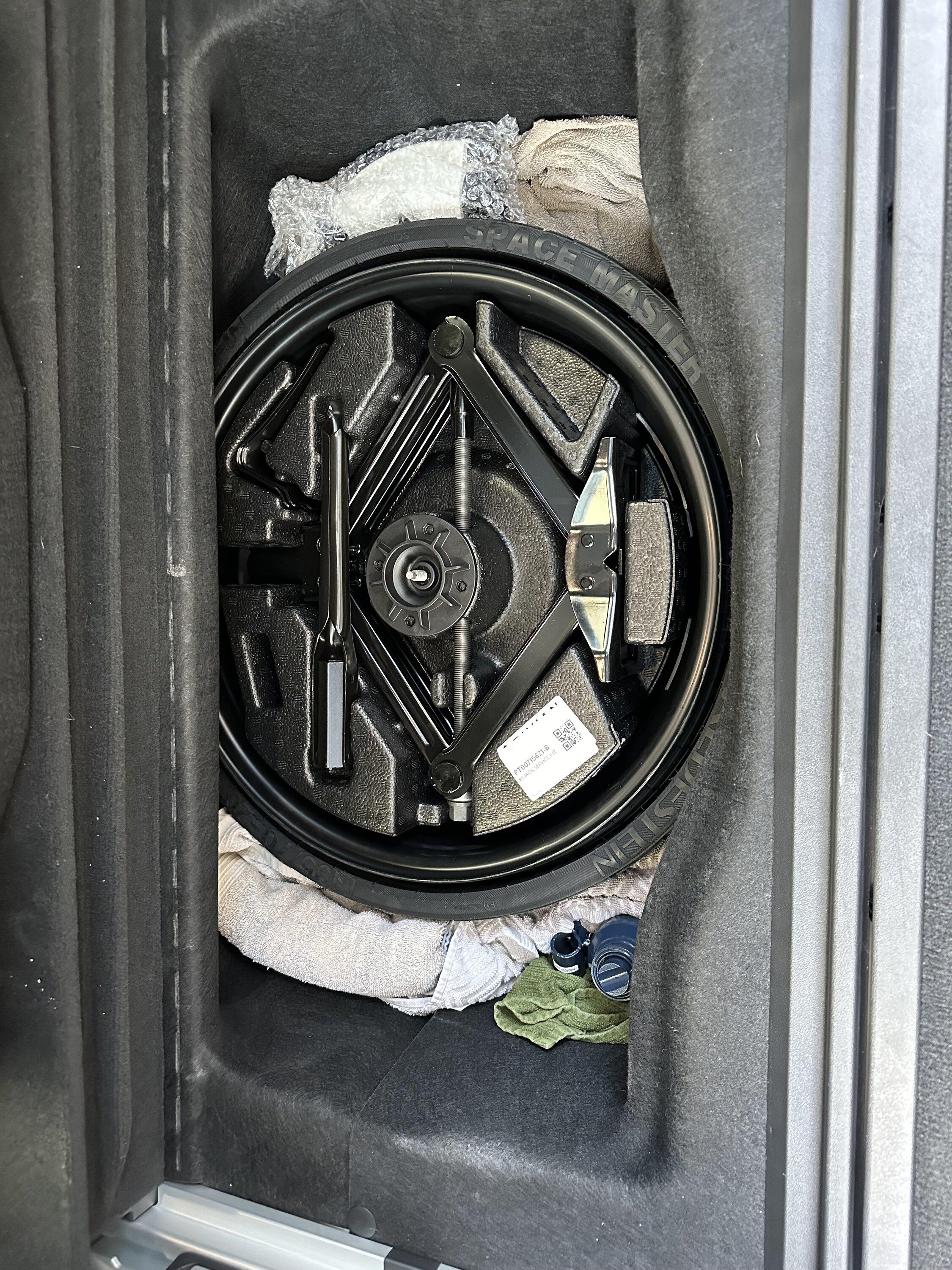 Rivian R1T R1S R1S compact spare now available for order. IMG_9385