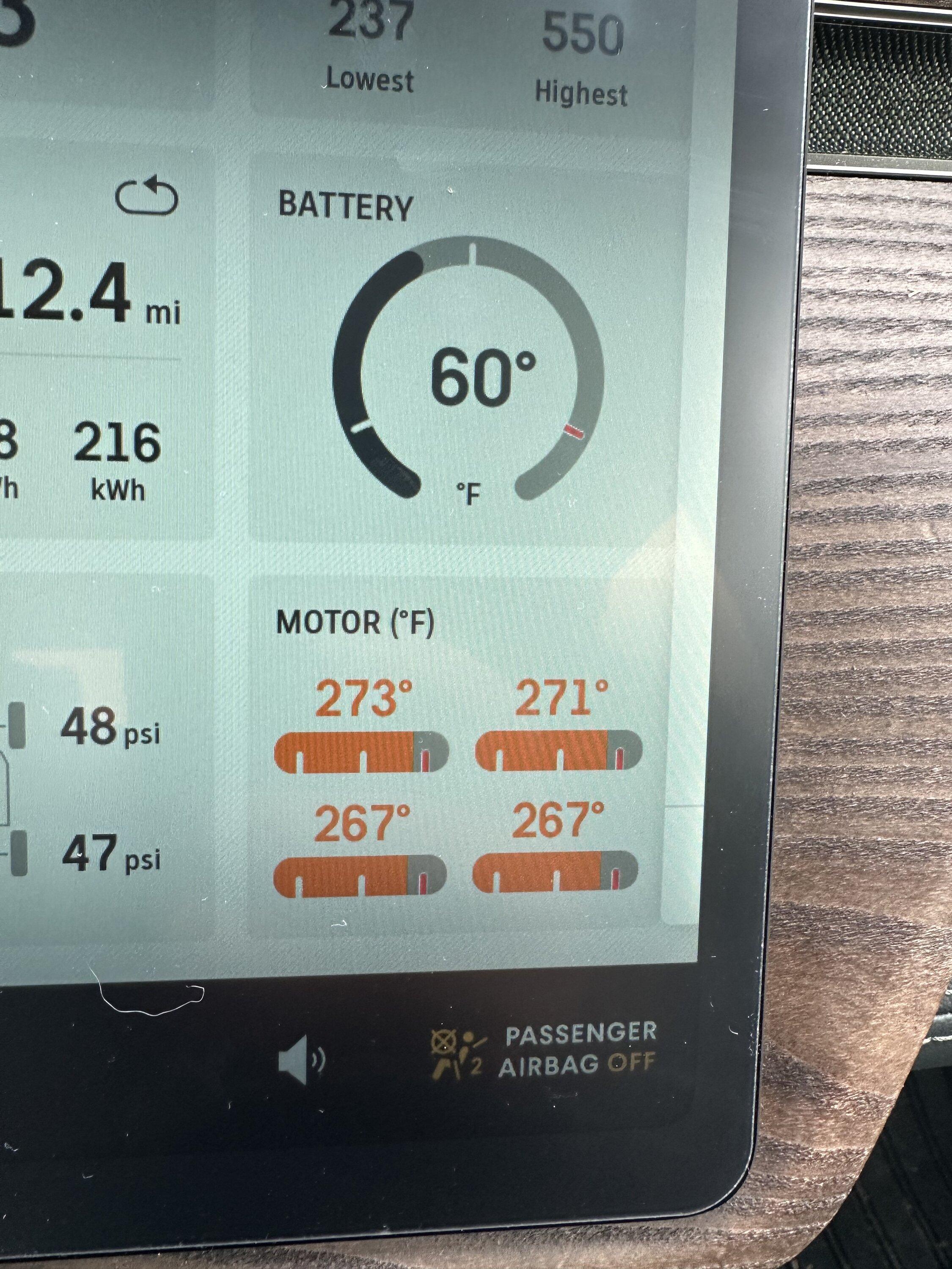 Rivian R1T R1S Efficiency Vs. Temperature:  Data Update, Conserve Only Helps in Warm Temps. IMG_0828