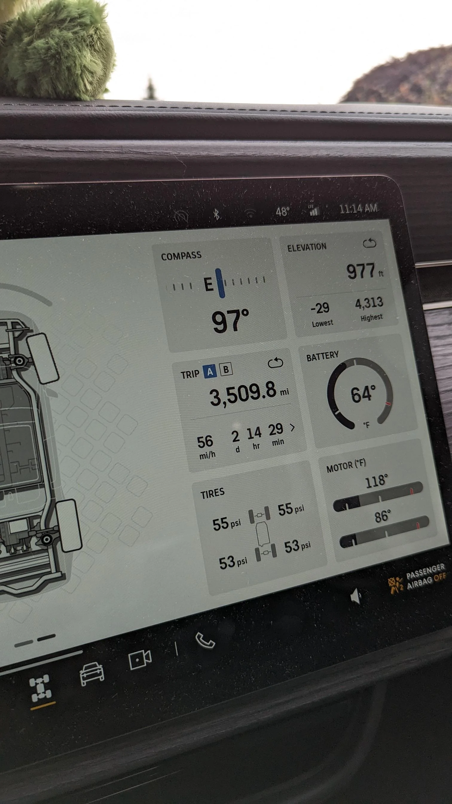 Rivian R1T R1S Efficiency Vs. Temperature:  Data Update, Conserve Only Helps in Warm Temps. PXL_20231201_191420175